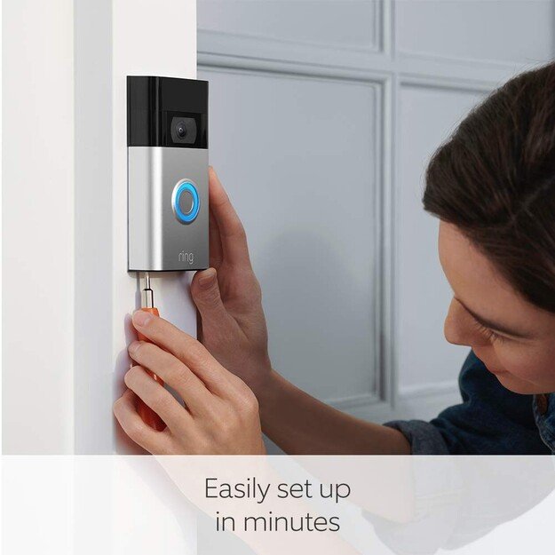 Ring - Video Doorbell Gen2 Silver