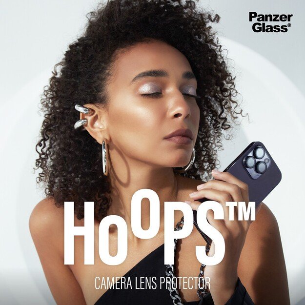 PanzerGlass - Hoops Lens Protector - iPhone 16 Pro/iPhone 16 Pro Max - Transparrent