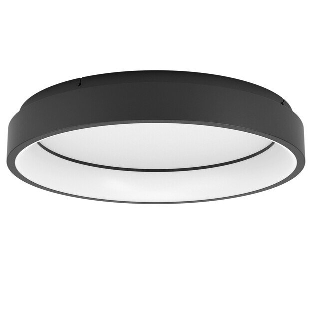 EGLO - Marghera-Z ceiling lamp black Ø60 - RGB + TW - Zigbee, Bluetooth