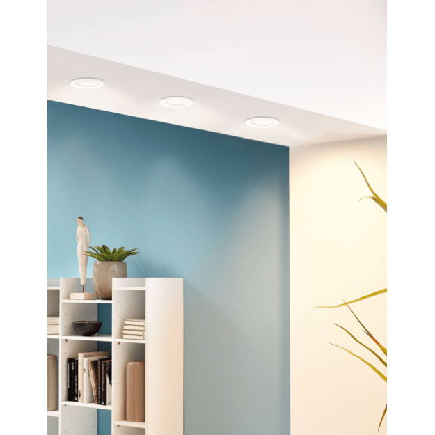 EGLO - FUEVA 5 RECESSED Ø117 5.5W 650LM DIMMABLE WHITE - 117 mm