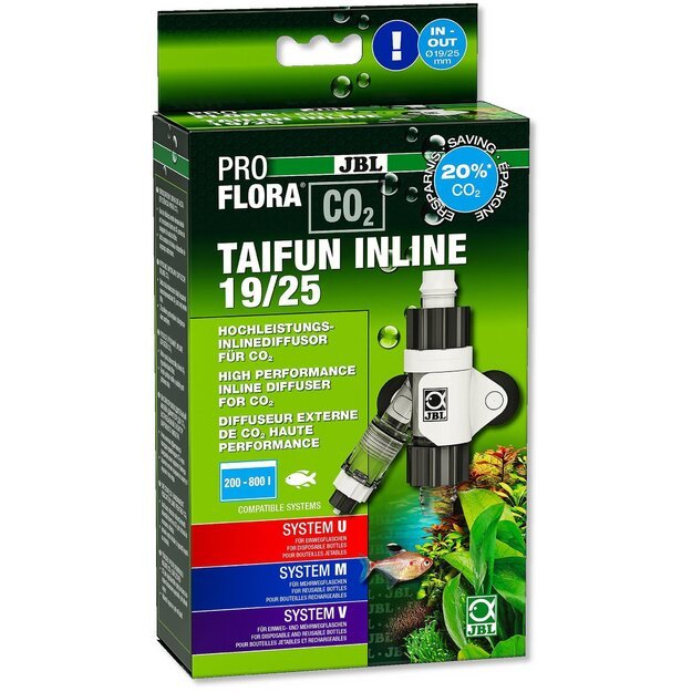 JBL - Proflora Taifun 19/25 Inline Diffusor Co2 (141.8227)