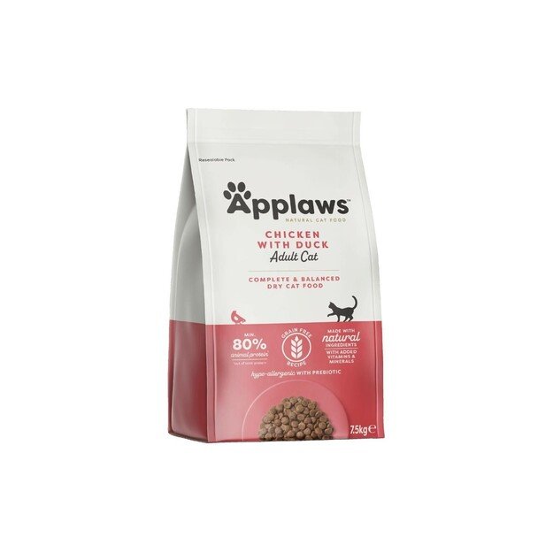 Applaws - Cat food - Chicken & Duck - 7,5 kg (174-074)