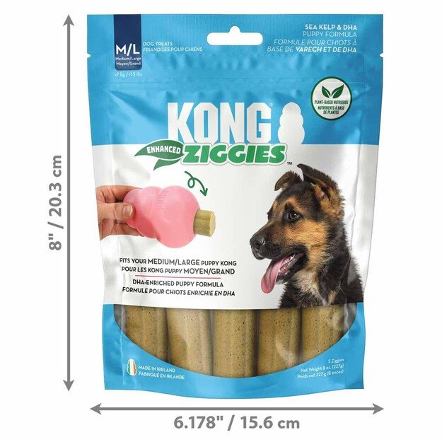 KONG -  Ziggies Enhanced Puppy M/L 227G (634.7442)