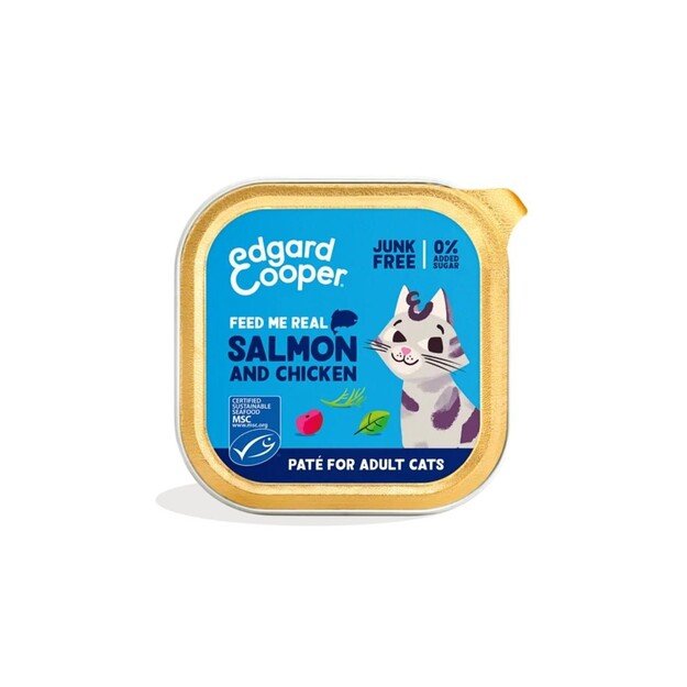 Edgard Cooper - Cat Adult Vetfood Paté Salmon/Chicken - 85g