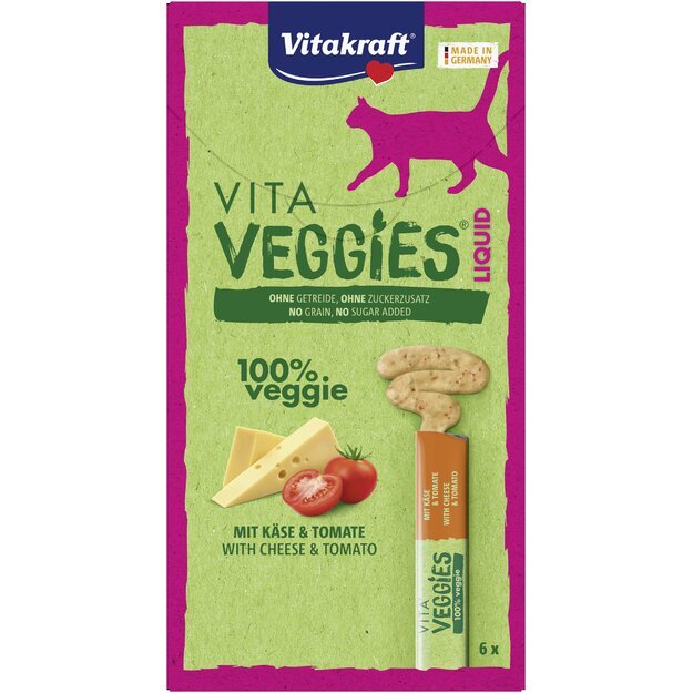 Vitakraft - Vita®Veggies Liquid Cheese&Tom,6x15g - (58732)