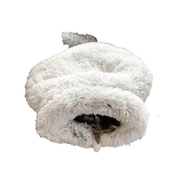 Fluffy - Cat cave Frozen white - (697271866463)