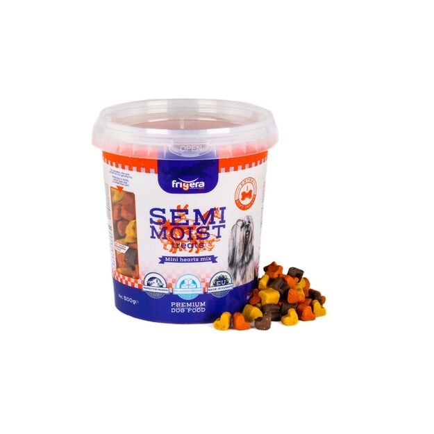 Frigera - Semi-Moist Treat Soft Mini Heart Mix 500g - (402285861231)