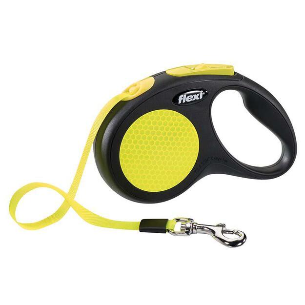 Flexi - New Neon M 5M Leash Tape Neon Max 25Kg - (600.8014)