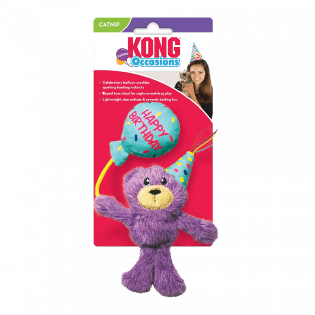 Kong - Cat Occasions Birthday Teddy - (KONGCRCC5E)