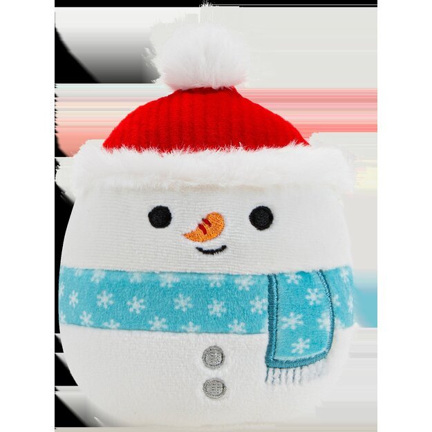 Squishmallows - Squeaky Plush Dog Toy 9cm - Galindo the Snowman (DIS0558)