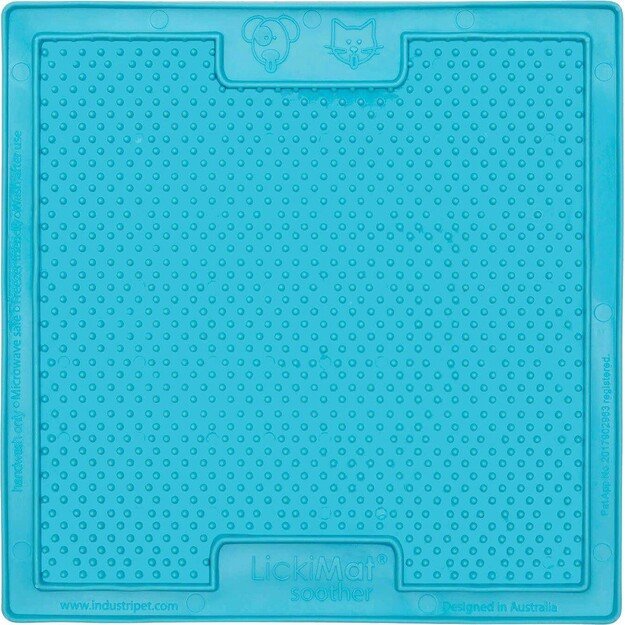 LICKI MAT - Dog Bowl Soother Light Blue 20X20Cm - (645.5344)