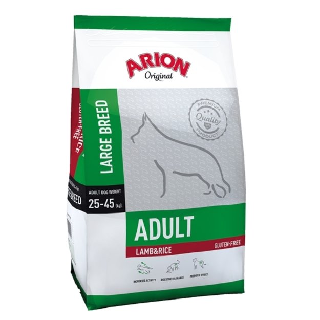 Arion - Dog Food - Adult Large - Lamb & Rice - 12 Kg (105544)