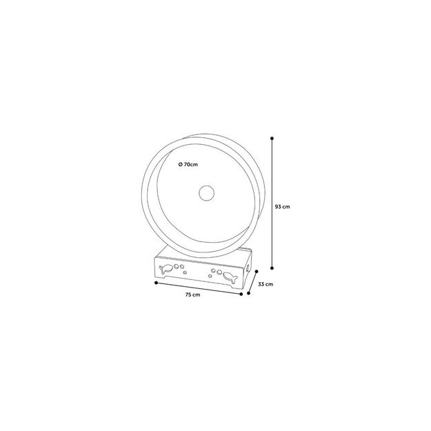 Flamingo - cat running wheel 75x33x93cm  - (540058518865)