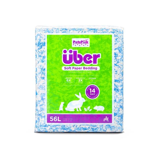 Über - Soft Paper Bedding 56l Blue/White - (45066)