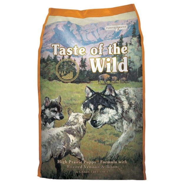 Taste of the Wild  Puppy - High Prairie w. bison 12,2 kg. - (120712)