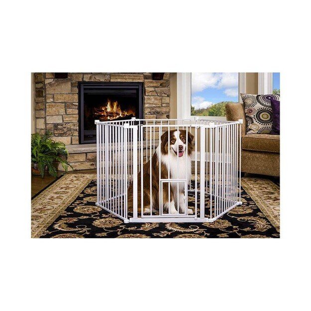 CARLSON -  Convertible Pet Yard 71x366CM 6 Panels - (704.2012)