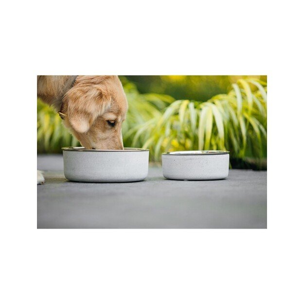 Be One Breed - Food & Water Bowl - 350ml - Concrete (66257821186)