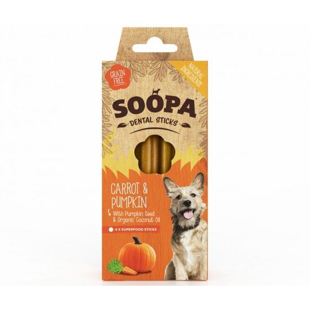 SOOPA - Dental Sticks Carrot & Pumpkin 100g - (SO920036)