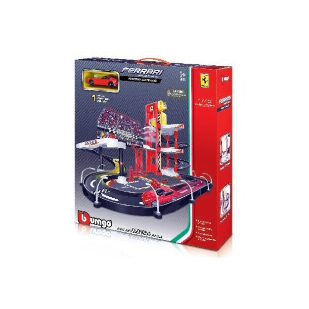 Burago - Ferrari Racing Garage incl. 1 car 1:43 (143001)