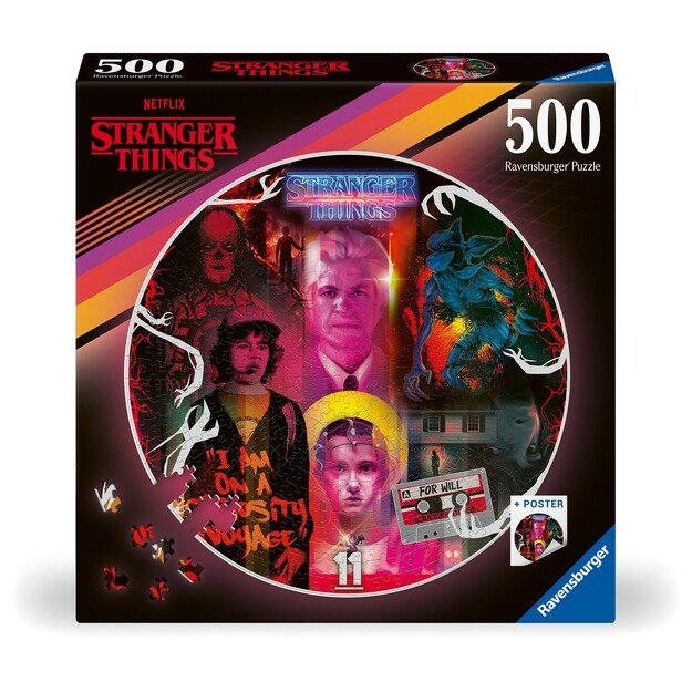 Ravensburger - Puzzle Circle Of Colors Stranger Things 500p (12001227)