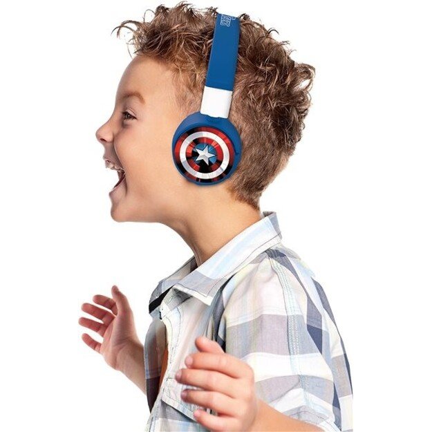 Lexibook - Avengers - 2 in 1 Bluetooth foldable Headphones (HPBT010AV)