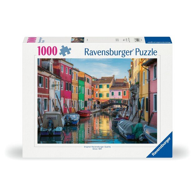 Ravensburger - Puzzle Burano Canal, Venice 1000p (12000623)