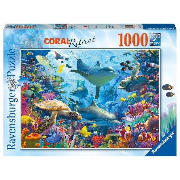 Ravensburger - Puzzle - Coral Reef Retreat 1000p (12001172)