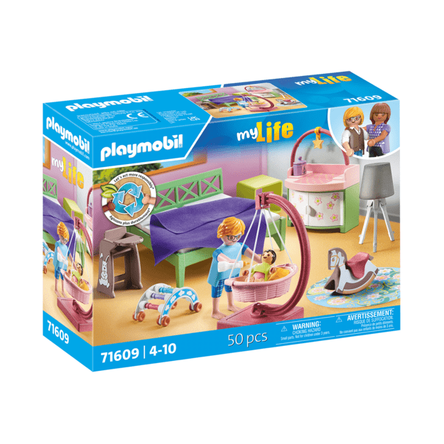 Playmobil - Sleeping room with baby play corner (71609)