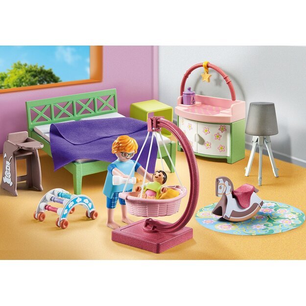 Playmobil - Sleeping room with baby play corner (71609)