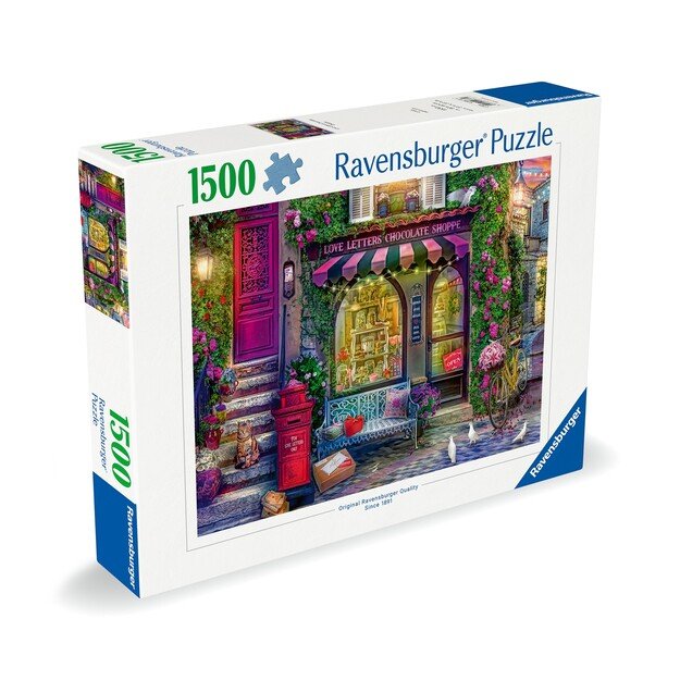 Ravensburger - Puzzle Love Letters Chocolate Shop 1500p (12000737)