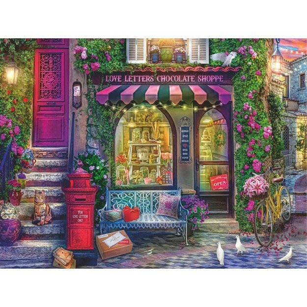 Ravensburger - Puzzle Love Letters Chocolate Shop 1500p (12000737)