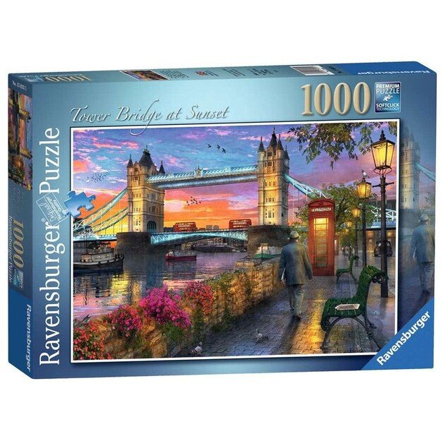 Ravensburger - Puzzle - Tower Bridge At Sunset 1000p (12000041)