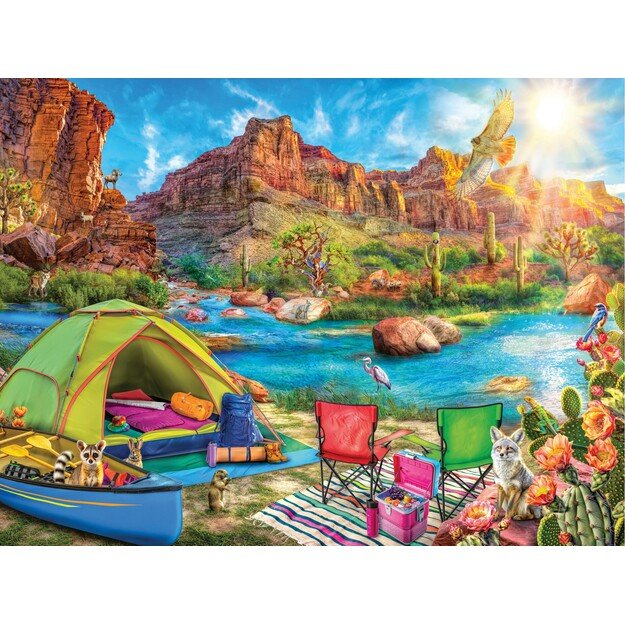 Ravensburger - Puzzle Canyon Camping 1500p (12001007)