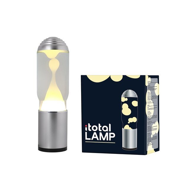 iTotal - Lamp ADA with Silver Base, See-through Liquid and White Wax - Silver (XL2200)