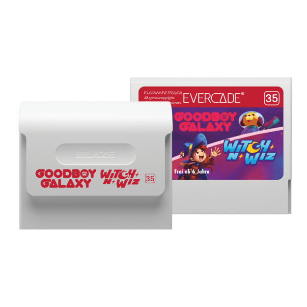 Blaze Evercade Goodboy Galaxy/Witch n'Wiz
      
        - BLAZE TAB Plus