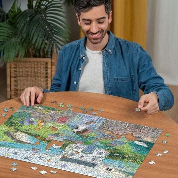 Ravensburger - Puzzle - Coastal Cottage 1000p (12001104) 3
