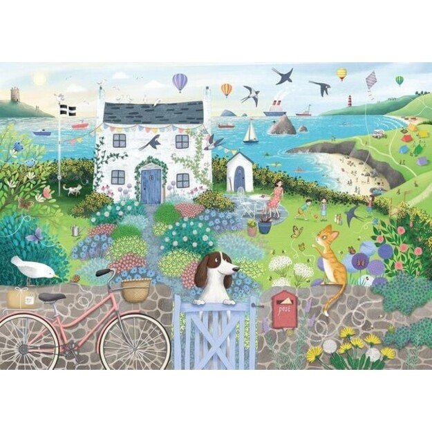 Ravensburger - Puzzle - Coastal Cottage 1000p (12001104) 1