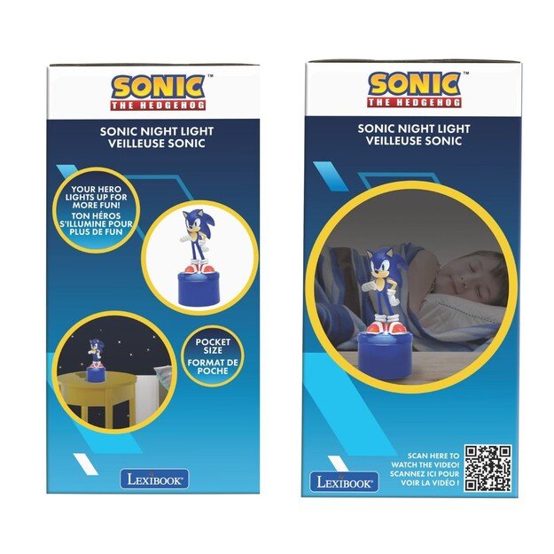 Lexibook - Sonic Pocket Nightlight (NLJ01SN)