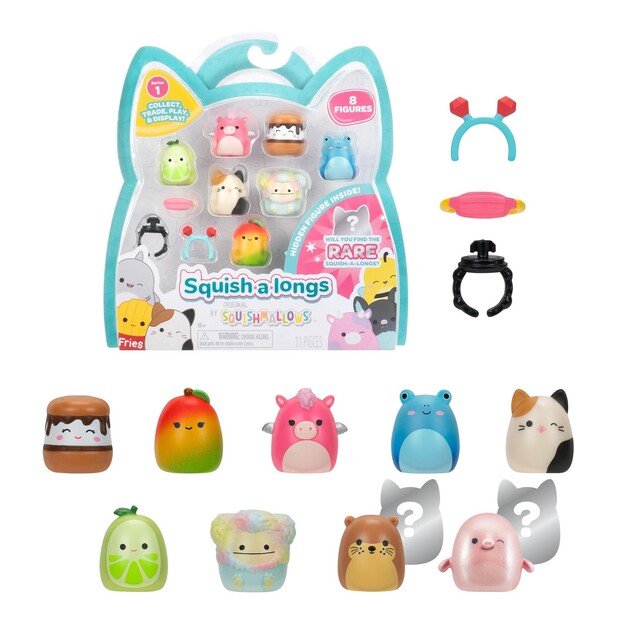 Squishalongs - 2,5 cm 8 Pack Asst (2420121)