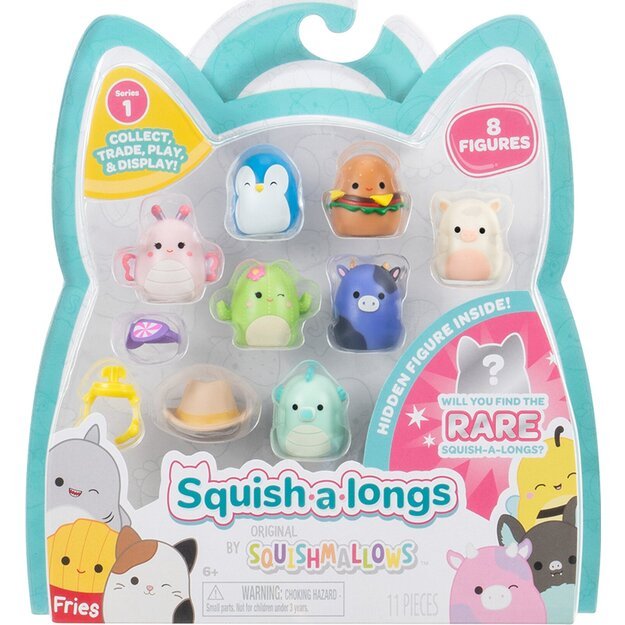 Squishalongs - 2,5 cm 8 Pack Asst (2420121)