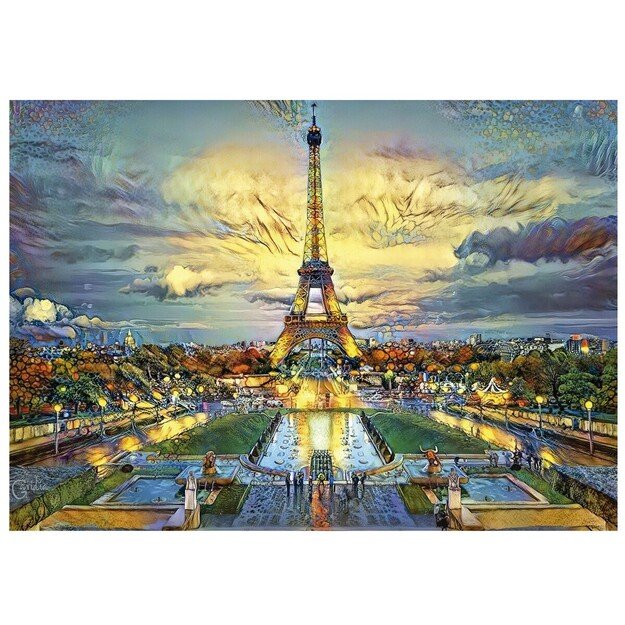 Educa - 500 pcs - Eiffel Tower puzzle (80-19621)