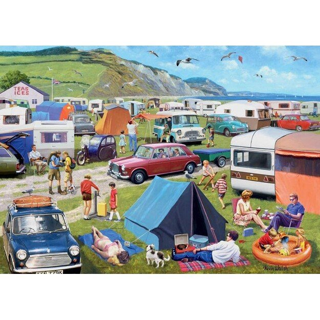 Ravensburger - Puzzle - Camping & Caravanning 1000p (12000122)