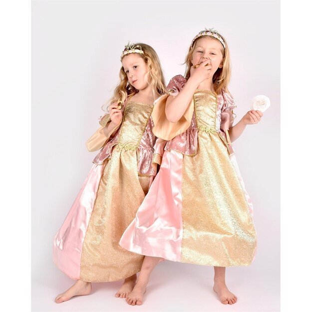 Den Goda Fen - Royal Princess Dress - Pink (122-128 cm) (F66601)