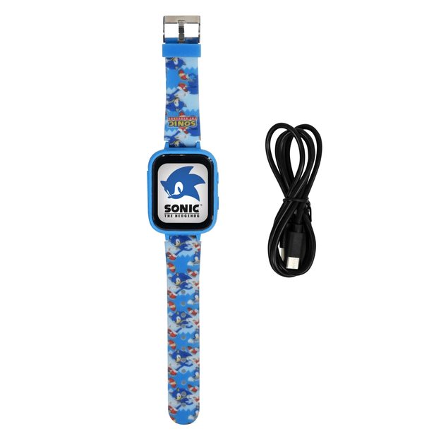 Lexibook - Sonic Kids Smartwatch with 8GB memory card included (DMW070SN)