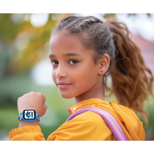 Lexibook - Sonic Kids Smartwatch with 8GB memory card included (DMW070SN)