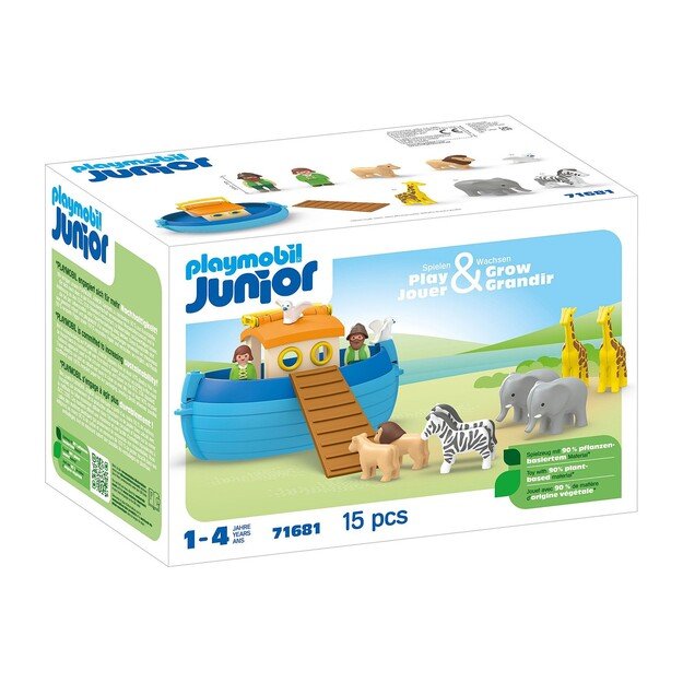 Playmobil - JUNIOR: My Take Along Noah´s Ark (71681)