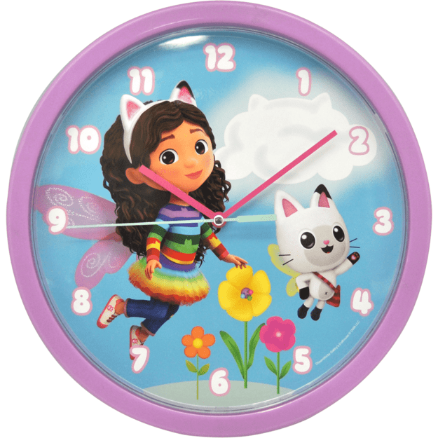 Kids Licensing - Wall Clock - Gabbys Dollhouse (033731201)