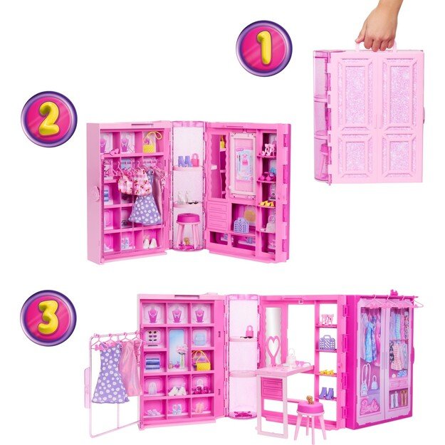 Barbie – Dream Closet 3.0 with Doll (HXD58)