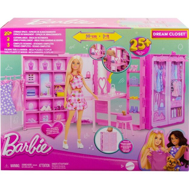 Barbie – Dream Closet 3.0 with Doll (HXD58)