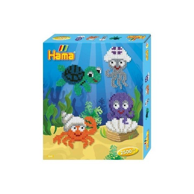 Hama - Midi Gift Box Sea Animals - (383249)